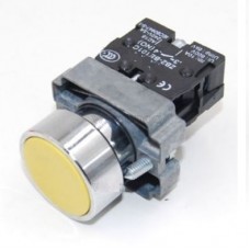 Μπουτόν Πόρτα Πίνακα Φ22 1NO Κίτρινο EL2-BA51